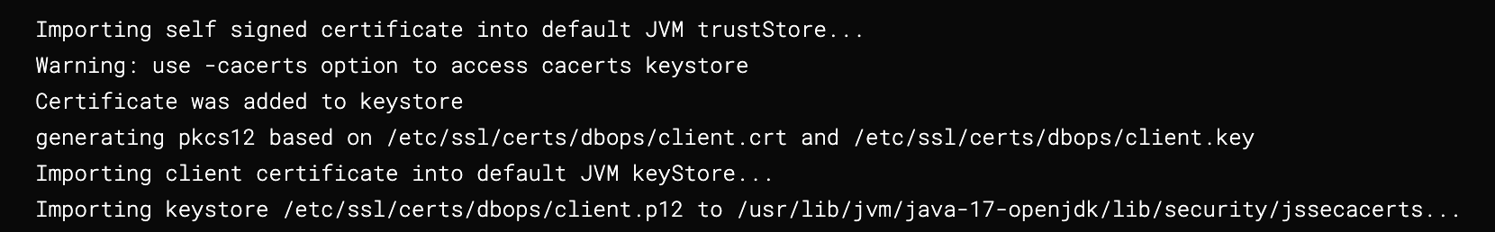 Verification Logs
